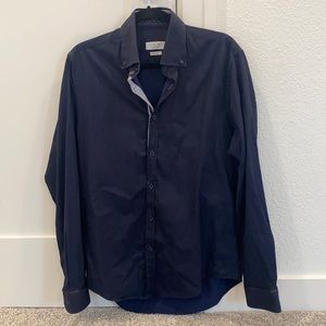 Navy Blue Slim fit Zara shirt